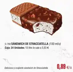 Abordo Sandwich de stracciatella oferta