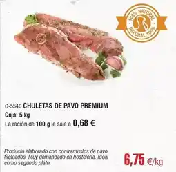 Abordo Premium - chuletas de pavo oferta