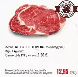 Abordo Entrecot de ternera oferta