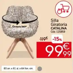 Conforama CATALINA Silla Giratoria oferta