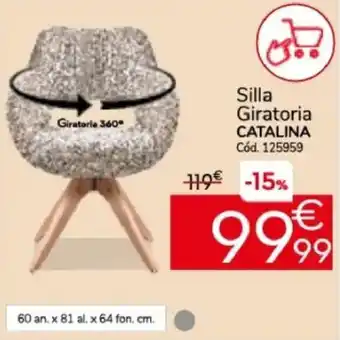 Conforama CATALINA Silla Giratoria oferta