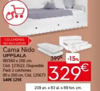 Conforama UPPSALA Cama Nido oferta