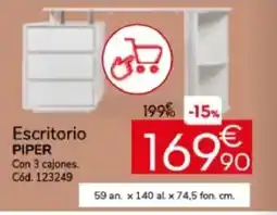 Conforama PIPER Escritorio oferta