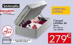 Conforama SOMNALIS Canapé lateral 3d oferta