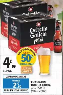 E.Leclerc Estrella galicia - cerveza mini oferta