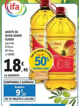 E.Leclerc Eliges - aceite de oliva suave oferta