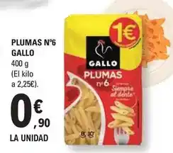 E.Leclerc Gallo - plumas no6 oferta