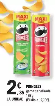 E.Leclerc Pringles - gama señalizada oferta