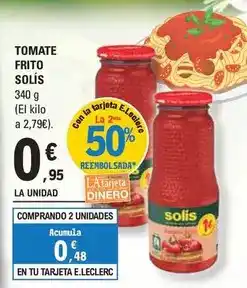 E.Leclerc Solís - tomate frito oferta