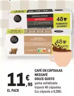 E.Leclerc Nescafé - cafe en capsulas oferta