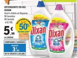 E.Leclerc Dixan - detergente en gel oferta