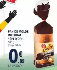 E.Leclerc Epidor - pan de molde integral oferta