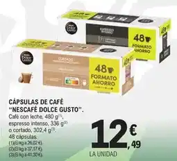E.Leclerc Nescafé - capsulas de cafe dolce gusto oferta