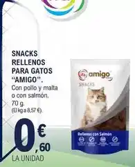 E.Leclerc Ifa amigo - snacks rellenos para gatos oferta