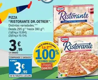E.Leclerc Dr oetker - pizza ristorante oferta