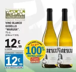 E.Leclerc Valdeorras - vino blanco godello maruxa oferta