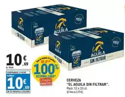 E.Leclerc El aguila - cerveza sin filtrar oferta