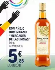 E.Leclerc Mercader - ron anejo dominicano oferta