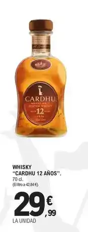 E.Leclerc Cardhu - whisky 12 anos oferta