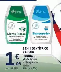 E.Leclerc Ifa unnia - 2 en 1 dentífrico y elixir oferta