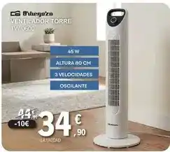 E.Leclerc Orbegozo - ventilador torre tw 0600 oferta