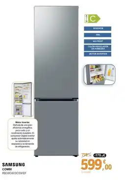 E.Leclerc SAMSUNG Combi rb38c603cs9/ef oferta