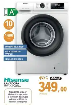 E.Leclerc HISENSE Lavadora wf1q1041bw oferta