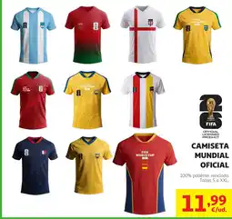 Alcampo Camiseta mundial oficial oferta