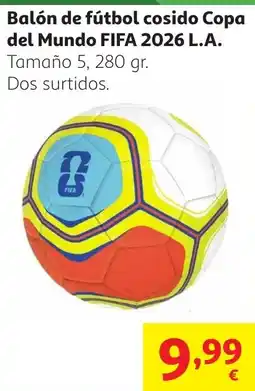 Alcampo Balón de fútbol cosido copa del mundo fifa 2026 l.a. oferta