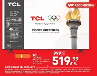 Tcl tv 65c6k