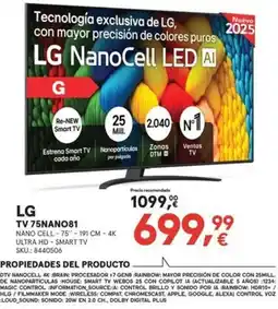 Worten Lg tv 75nano81 oferta