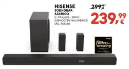 Worten Hisense soundbar ax5100q oferta