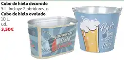 Alcampo Cubo de hielo decorado oferta