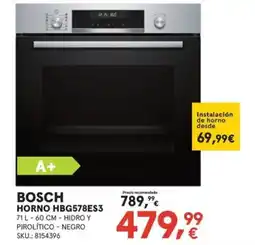 Worten Bosch horno hbg578es3 oferta