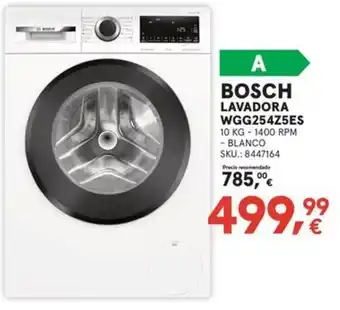 Worten Bosch lavadora wgg254z5es oferta