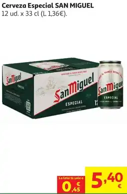 Alcampo San Miguel Cerveza Especial oferta