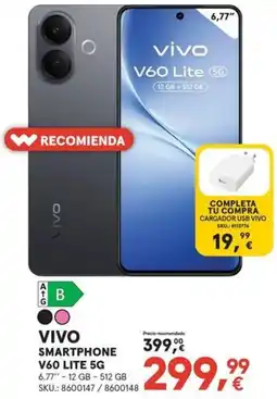 Worten Vivo smartphone v60 lite 5g oferta