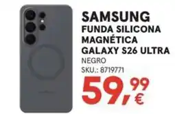 Worten Samsung funda silicona magnética galaxy s26 ultra oferta