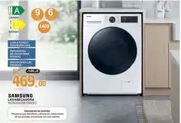 E.Leclerc SAMSUNG Lavasecadora wd90dg5b15beec oferta