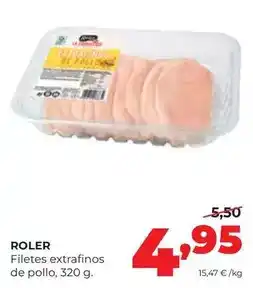 Alimerka Roler - filetes extrafinos de pollo oferta