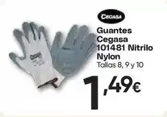 FROIZ Cecasa - guantes cegasa 101481 nitrilo nylon oferta