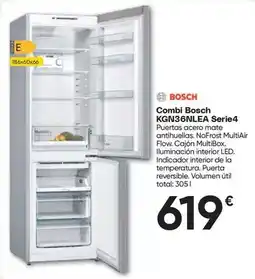FROIZ Bosch - combi kgn36nlea serie4 oferta