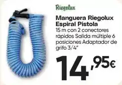 FROIZ Manguera riegolux espiral pistola oferta