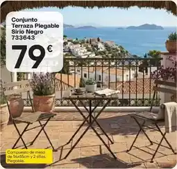 FROIZ Conjunto terraza plegable 733643 oferta