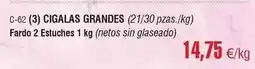 Abordo Cigalas grandes oferta