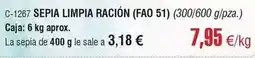 Abordo 51 - sepia limpia ración (fao oferta