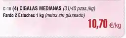 Abordo Cigalas medianas oferta