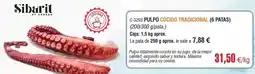 Abordo Sibarit - pulpo cocido tradicional oferta