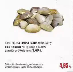 Abordo Tellina limpia extra oferta