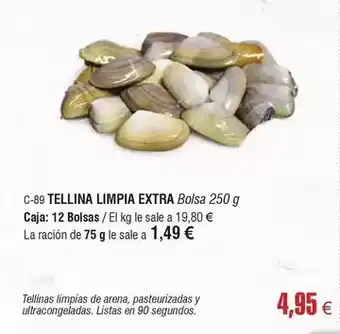 Abordo Tellina limpia extra oferta